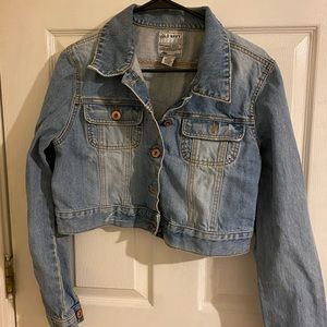 Old Navy Cropped Jean Jacket